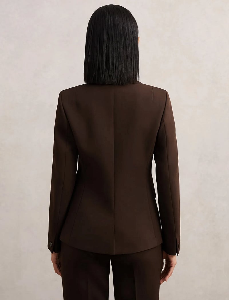 Reiss - PRIYA - zweireihige blazer - chocolate brown - 3