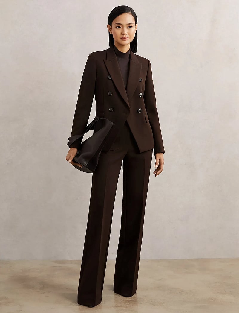 Reiss - PRIYA - zweireihige blazer - chocolate brown - 4