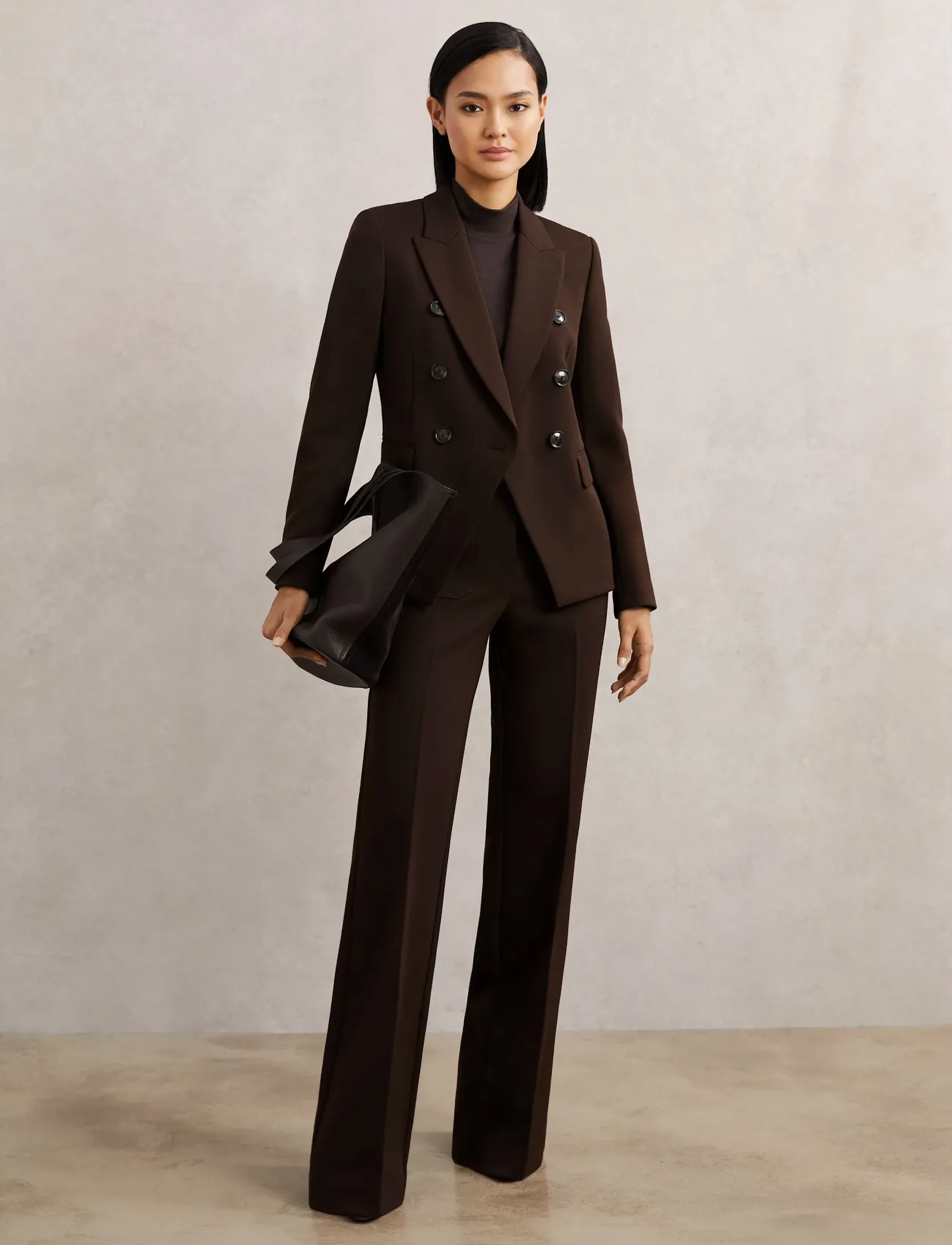 Reiss - PRIYA - chocolate brown - 4