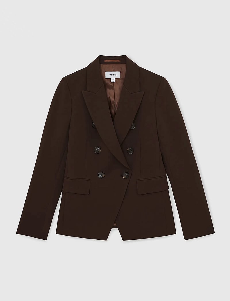 Reiss - PRIYA - zweireihige blazer - chocolate brown - 5