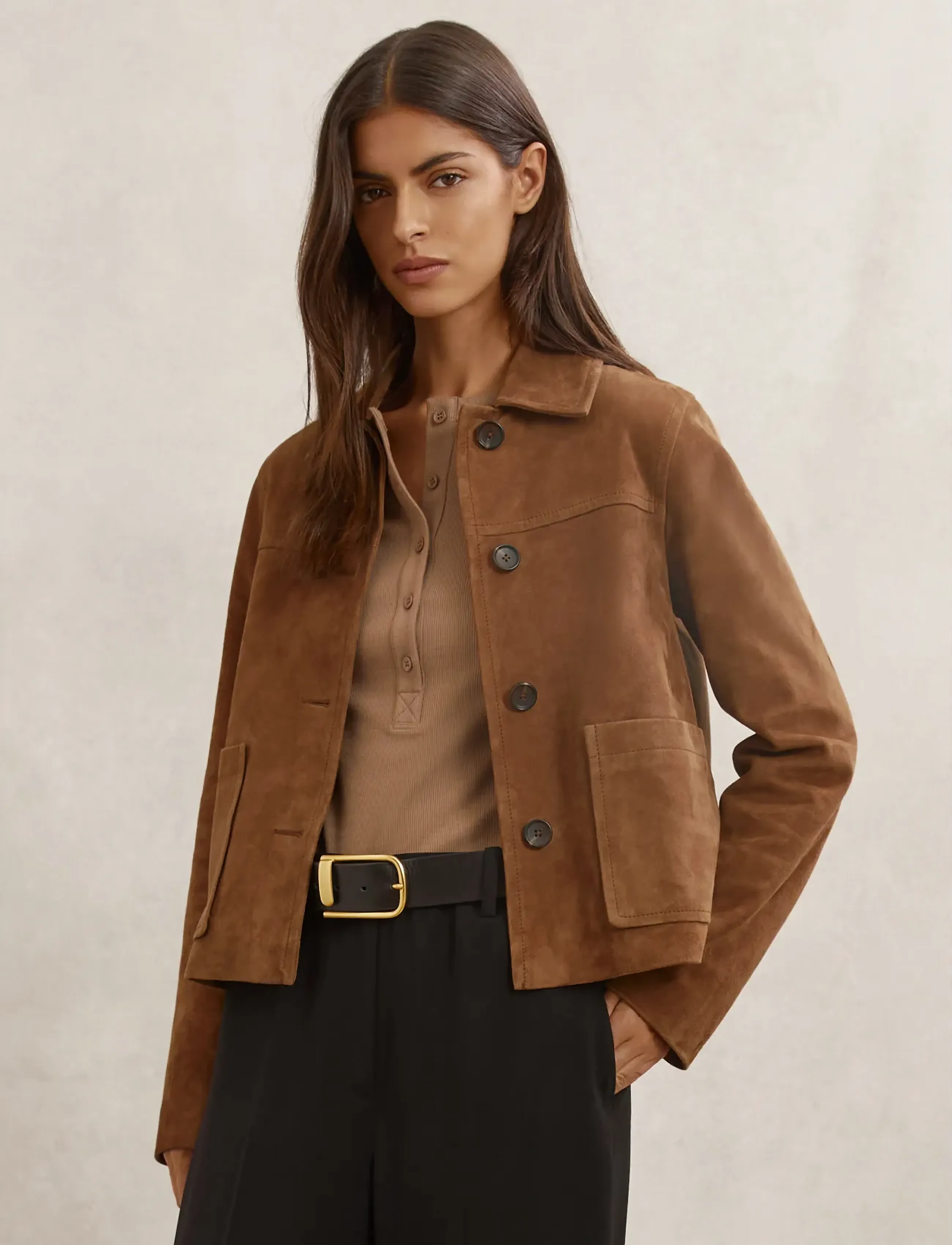 Reiss MILLER - Kleidung - TAN / brown