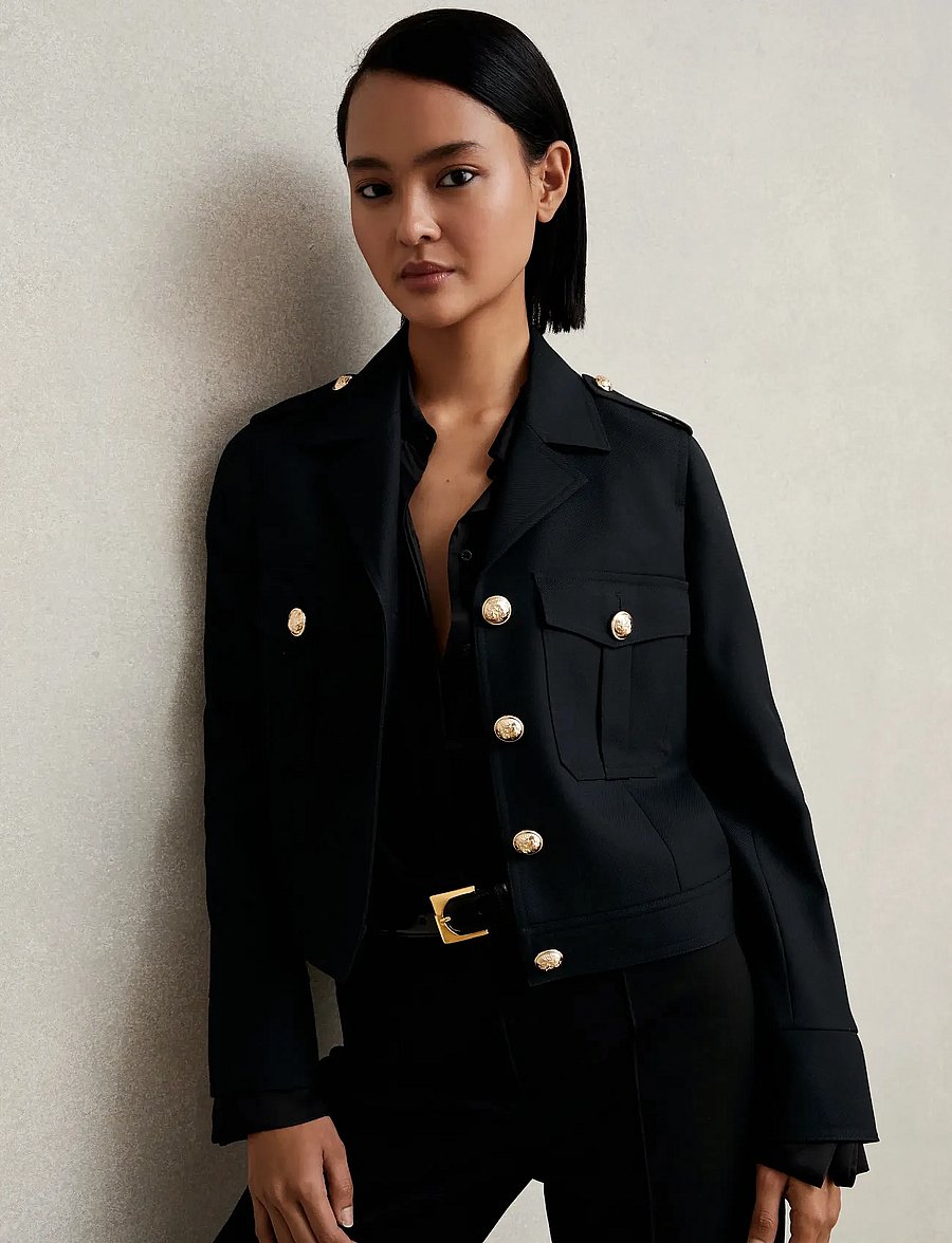 Reiss - JAQUE - wolljacken - black - 0