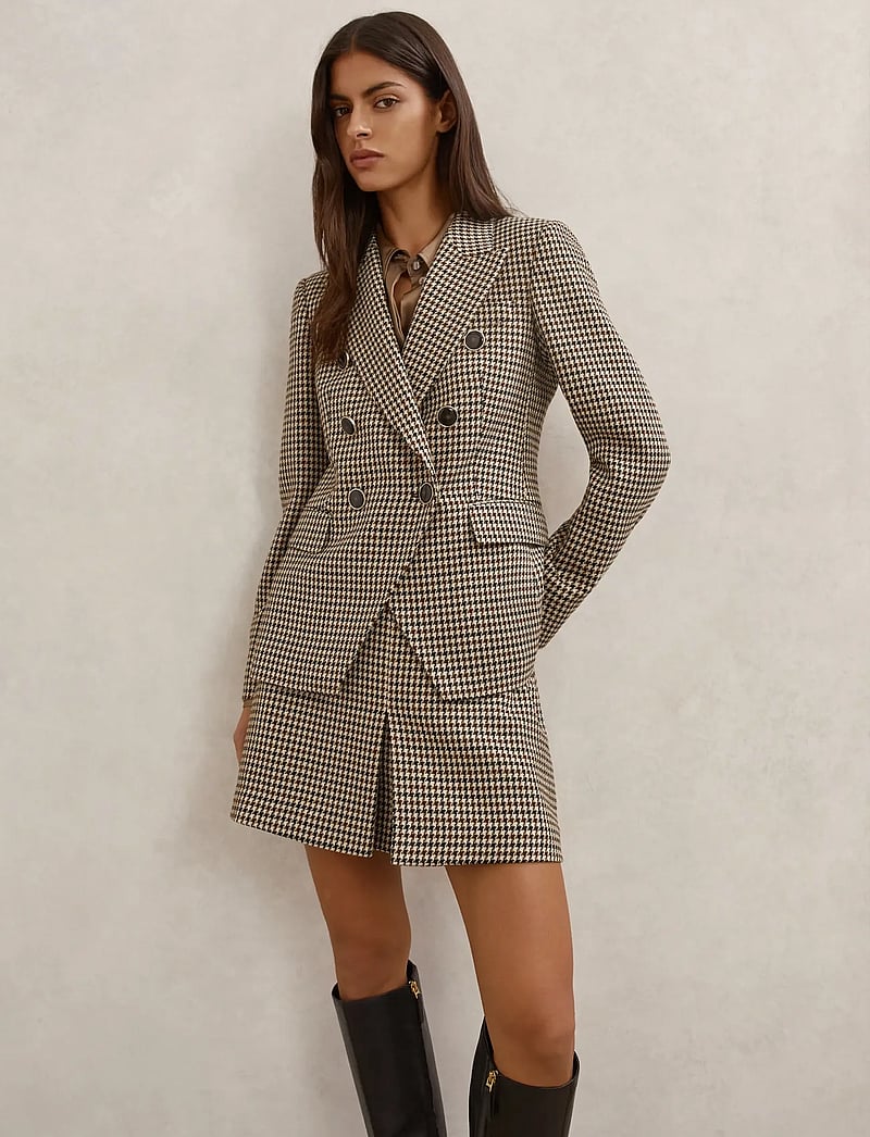 Reiss - HARTLEY - zweireihige blazer - neutral check - 0