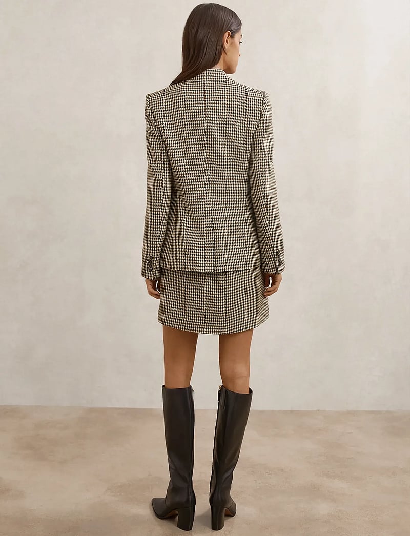 Reiss - HARTLEY - zweireihige blazer - neutral check - 3