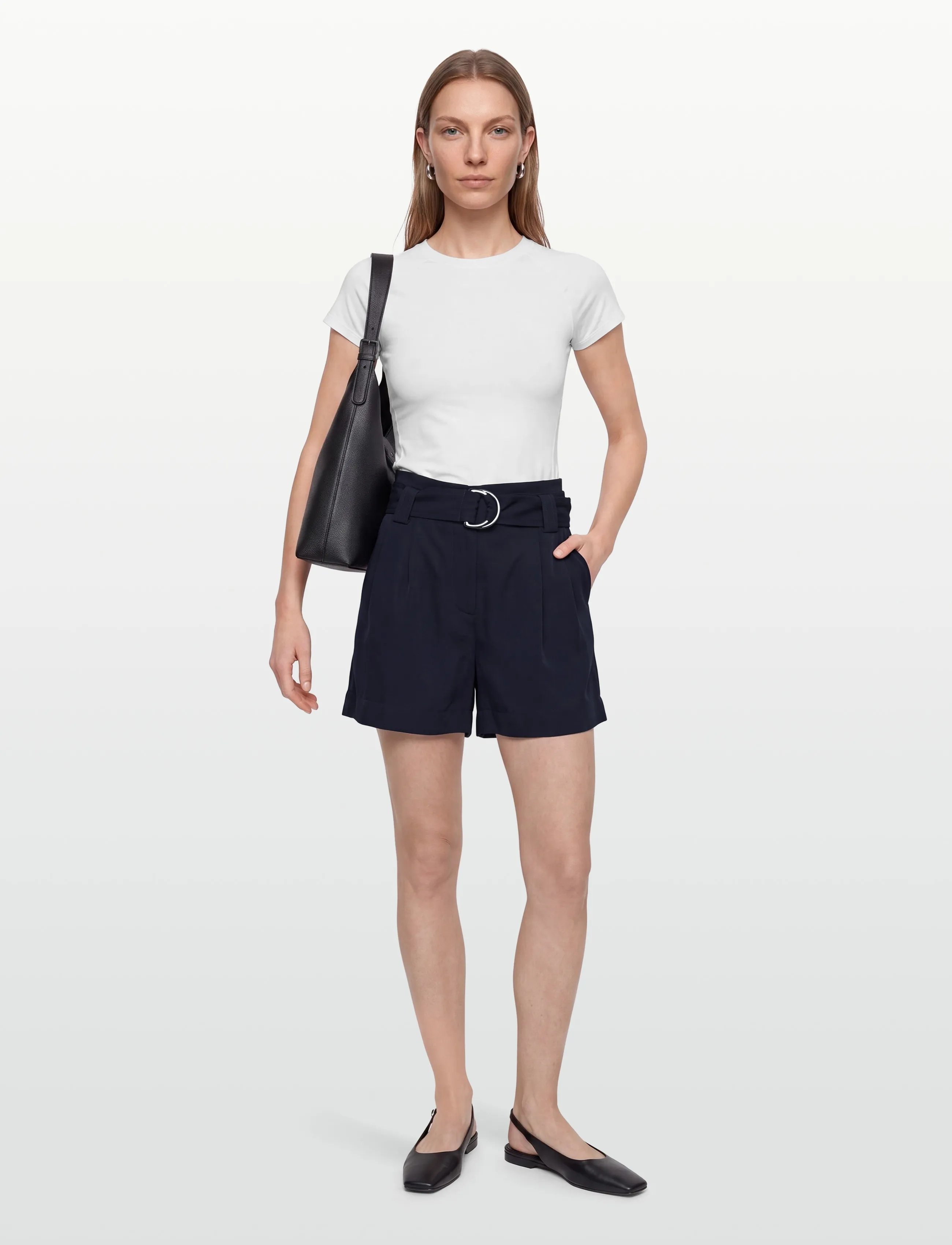 Reiss Lana, 46, Shorts, Marineblau - Casual Frauen