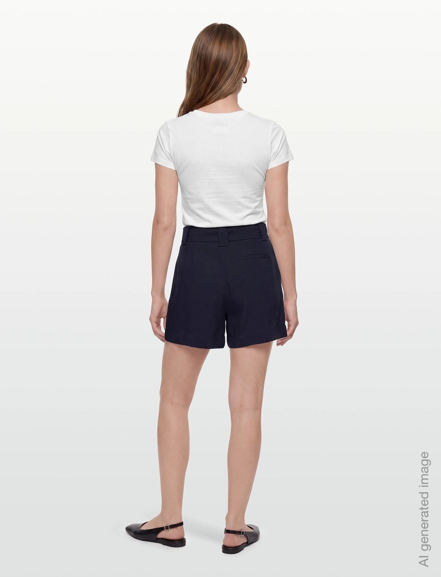 Reiss - LANA - vabaaja lühikesed püksid - 10 navy - 4