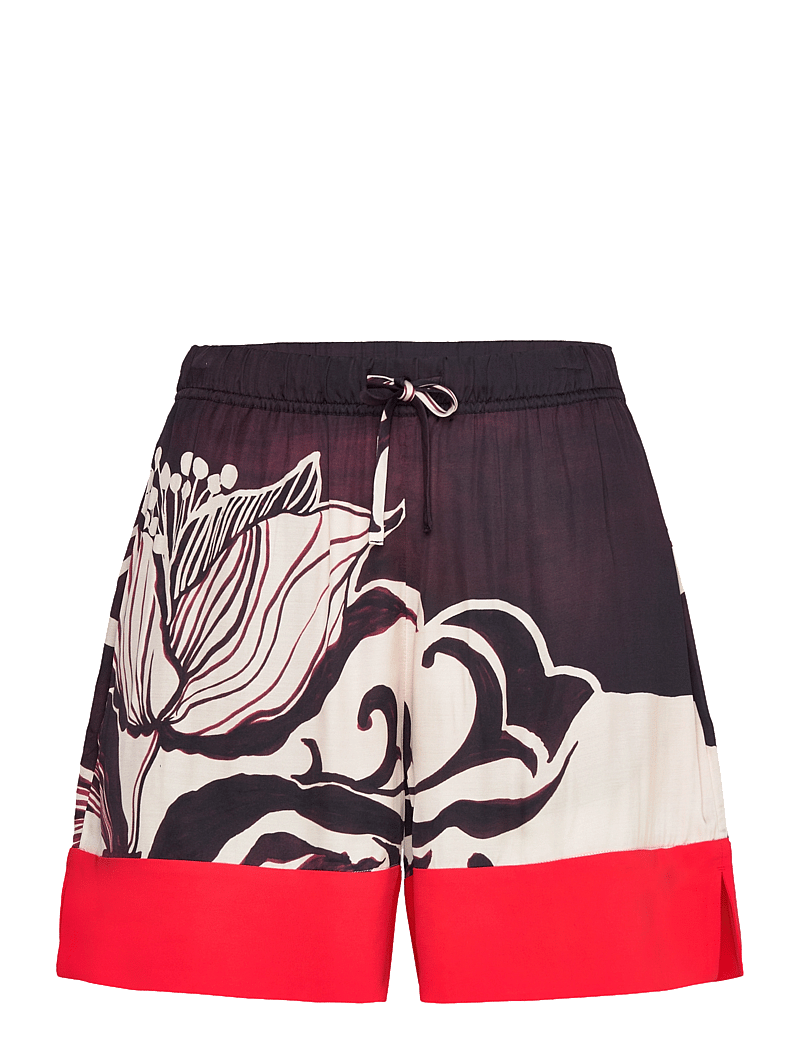 Reiss - FALLON - chino shorts - burgundy/cream - 1