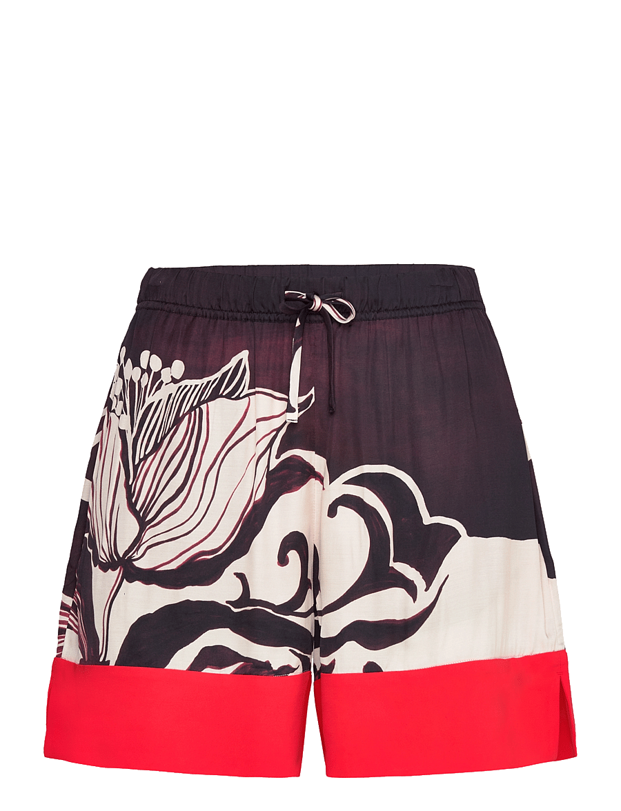 Reiss - FALLON - chino-shorts - burgundy/cream - 1