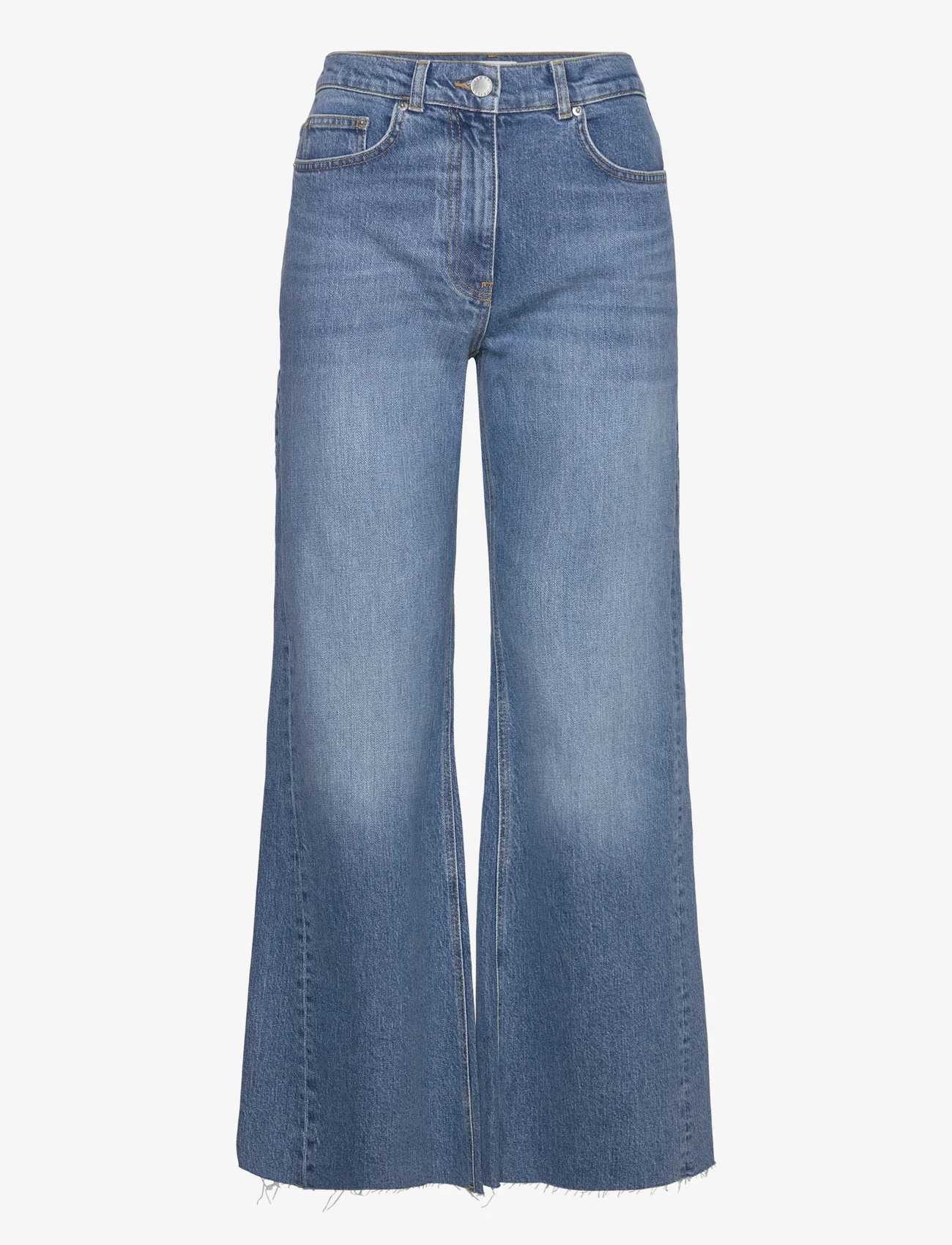 Reiss - CALLA - brede jeans - mid blue - 0