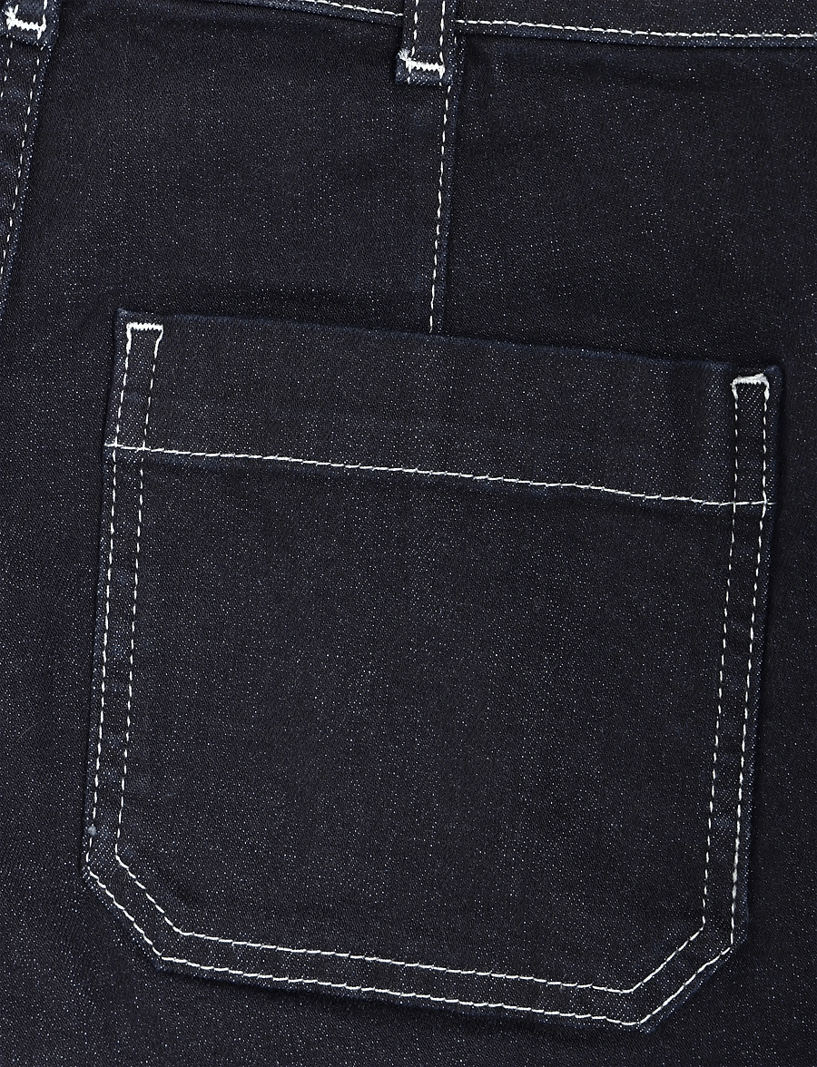 Reiss - SAKURA FLARE PATCH POCKET JEAN - flared jeans - indigo blue - 4