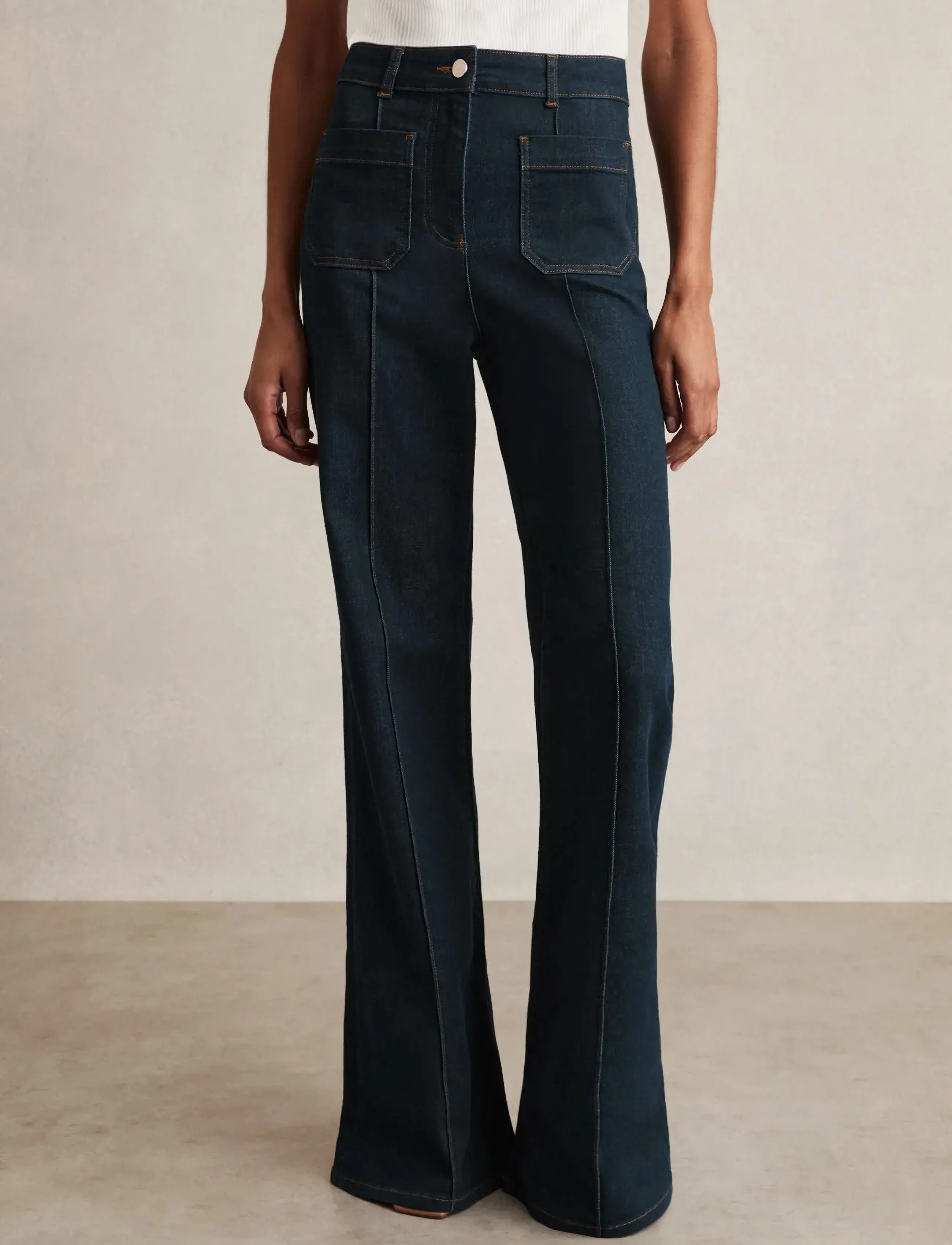 Reiss - SAKURA - schlaghosen - dark blue - 3
