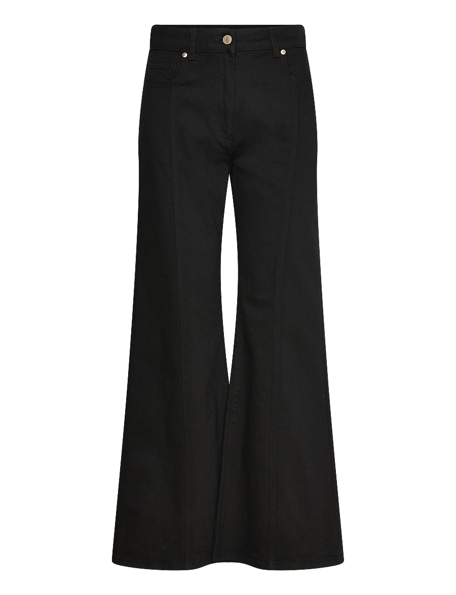 Reiss - JUNE - schlaghosen - black - 1