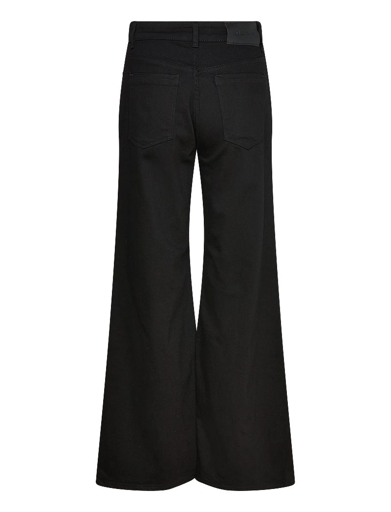 Reiss - JUNE - alt eriti laia säärega teksad - black - 2