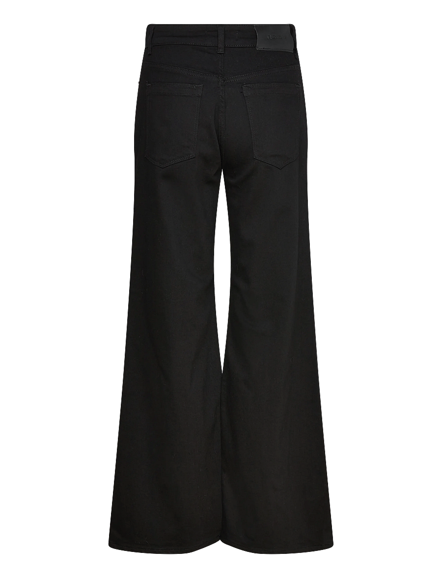 Reiss - JUNE - schlaghosen - black - 2