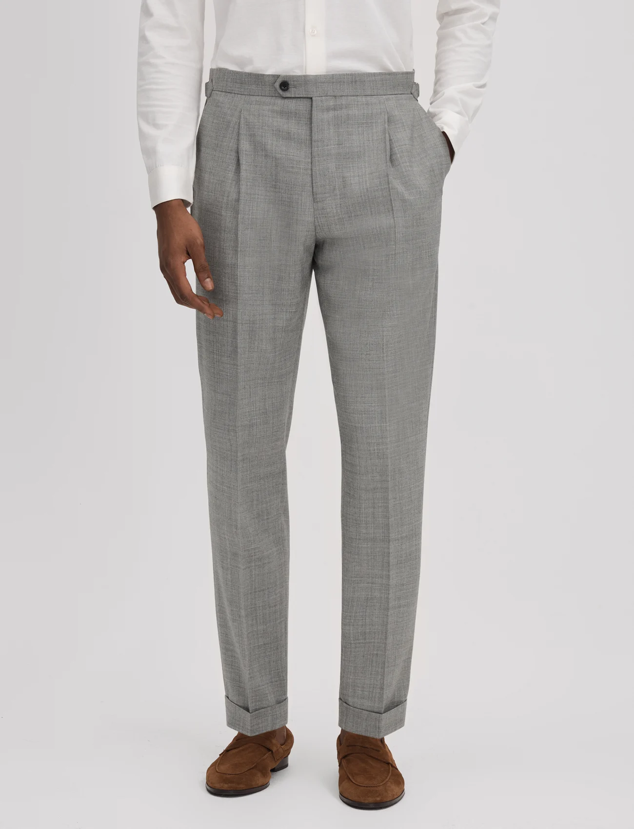 Reiss - VALENTINE T - pantalons - soft grey - 0