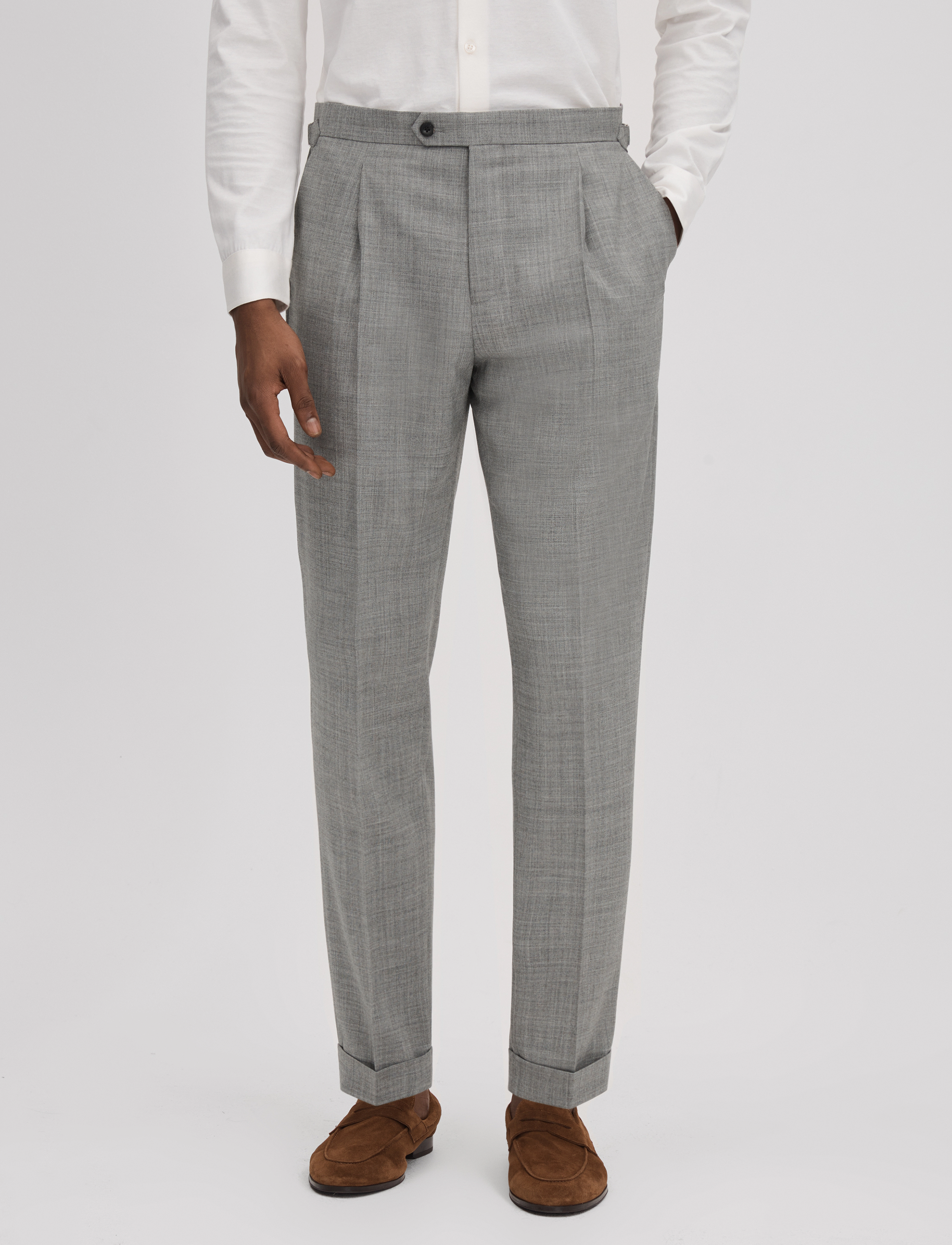 Reiss - VALENTINE T - soft grey - 2