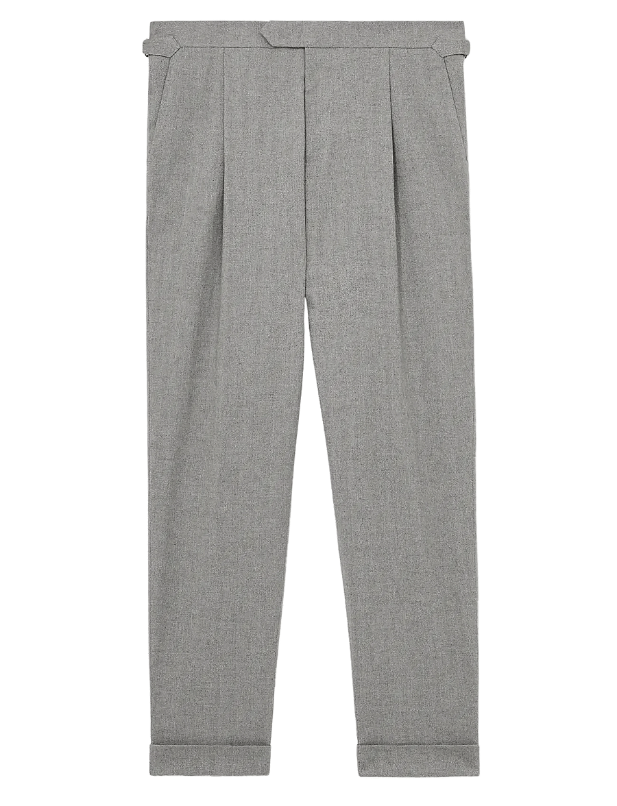 Reiss - COMPLEX - pantalons habillés - grey - 1
