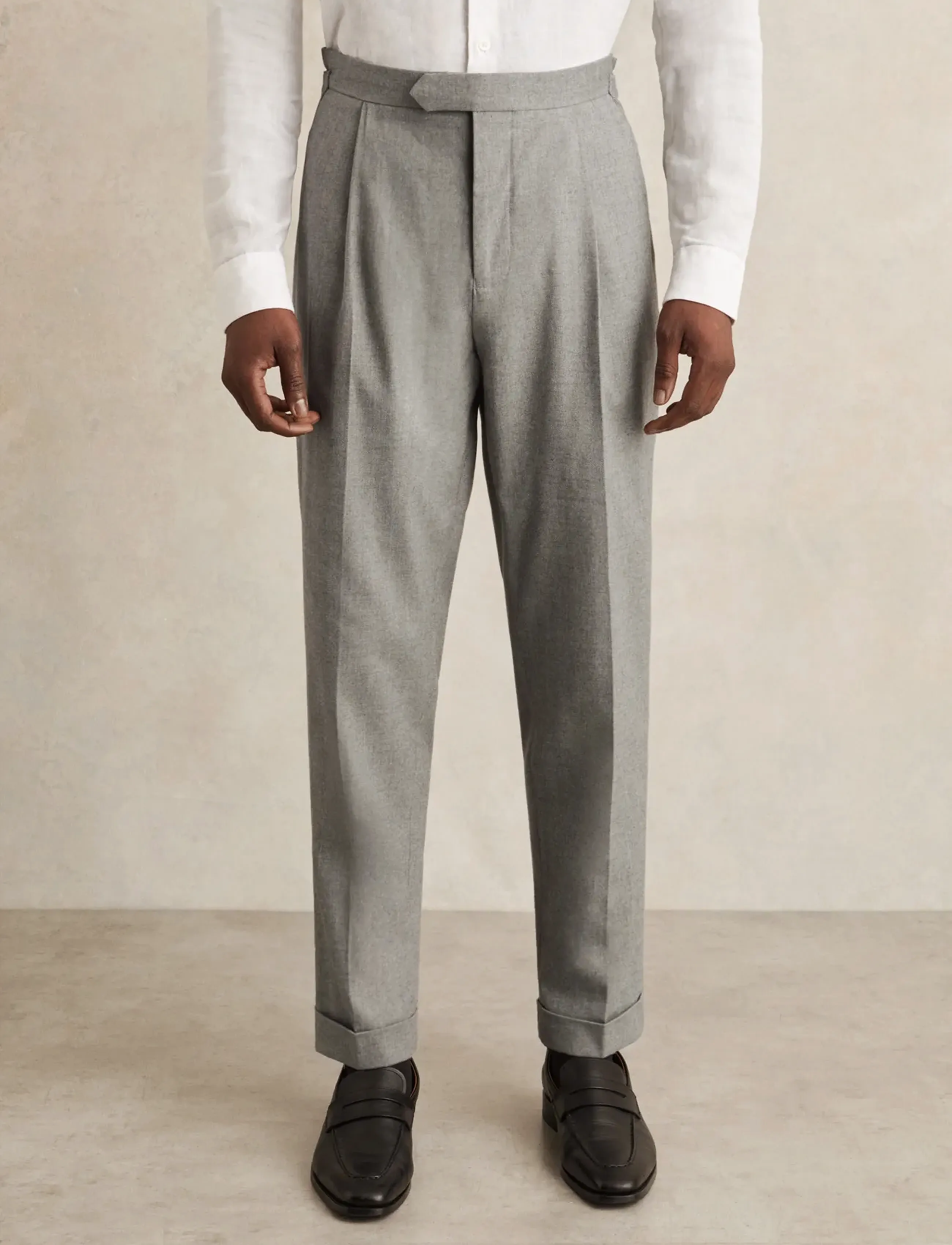 Reiss Complex, 36 72 cm, Grey, Bukser > Formelle Bukser, Herre