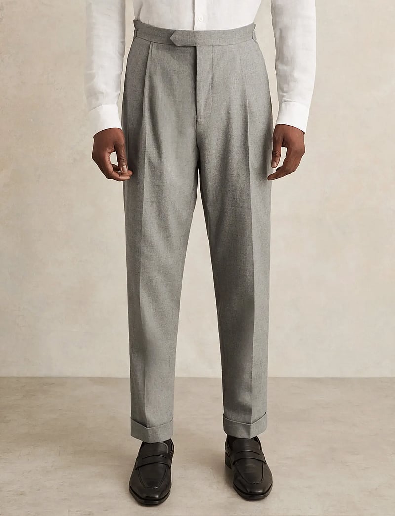Reiss - COMPLEX - pantalons habillés - grey - 0