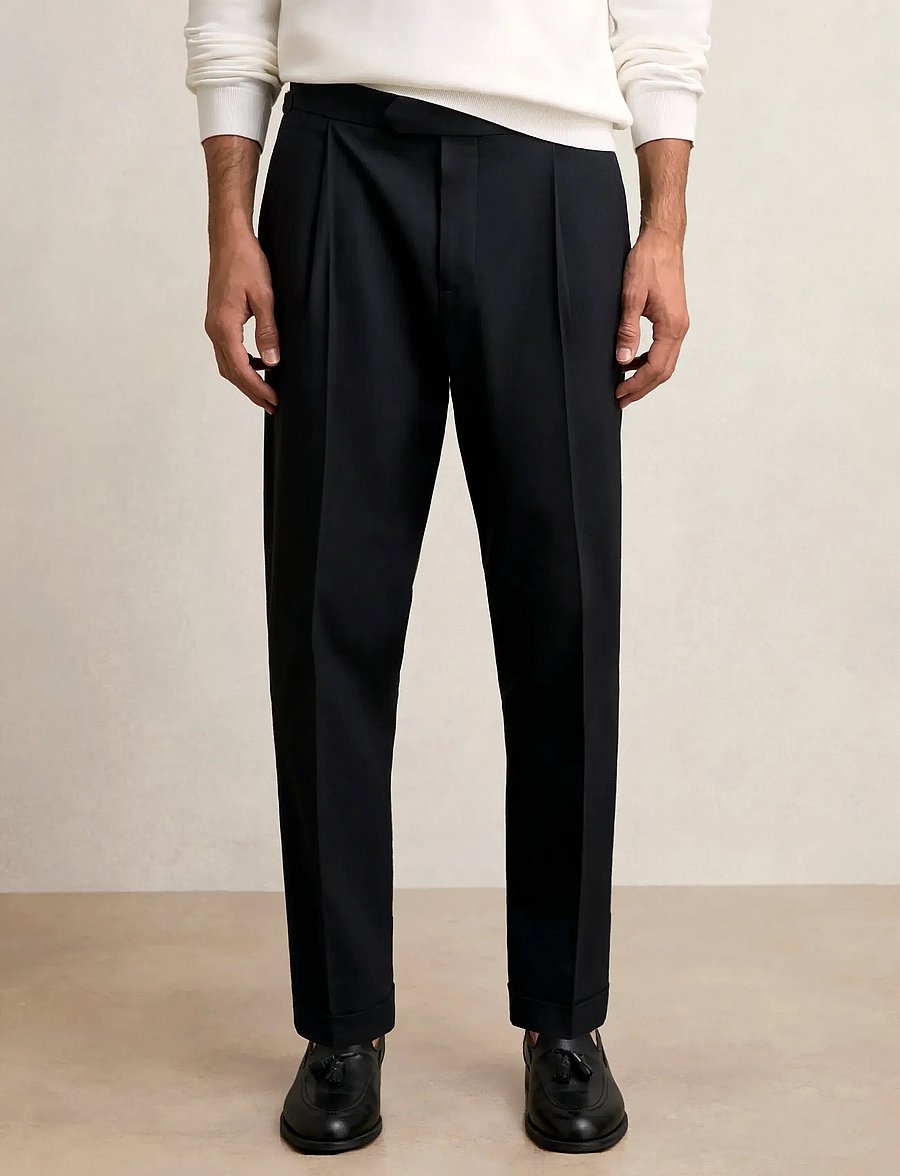 Reiss - COMPLEX - pantalons habillés - navy - 0