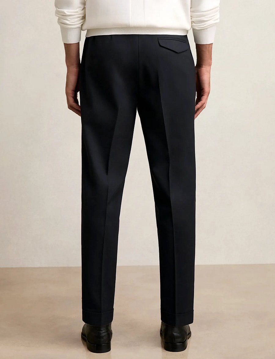 Reiss - COMPLEX - pantalons habillés - navy - 2
