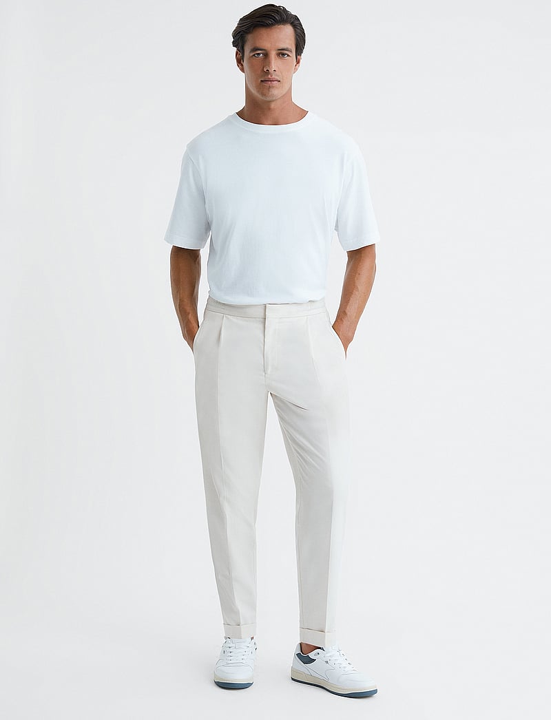 Reiss - BRIGHTON - vabaajapüksid - ecru - 4