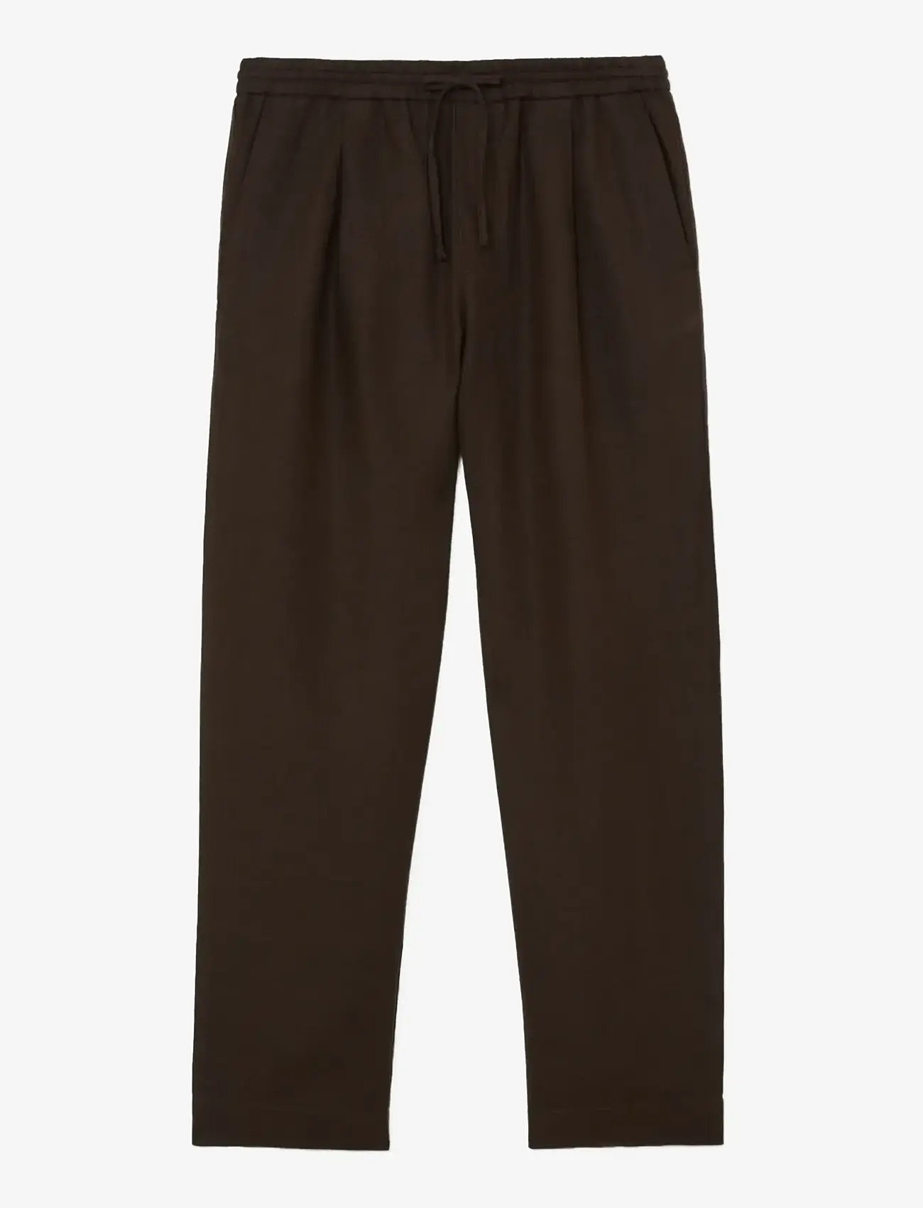 Reiss - BARGES - leinenhosen - chocolate brown - 1