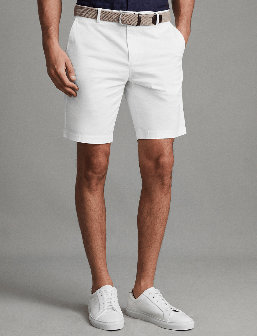 Reiss - WICKET - chino lühikesed püksid - white - 0