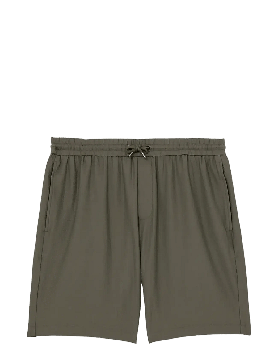 Reiss - AJAY - lühikesed vabaajapüksid - dark sage green - 1