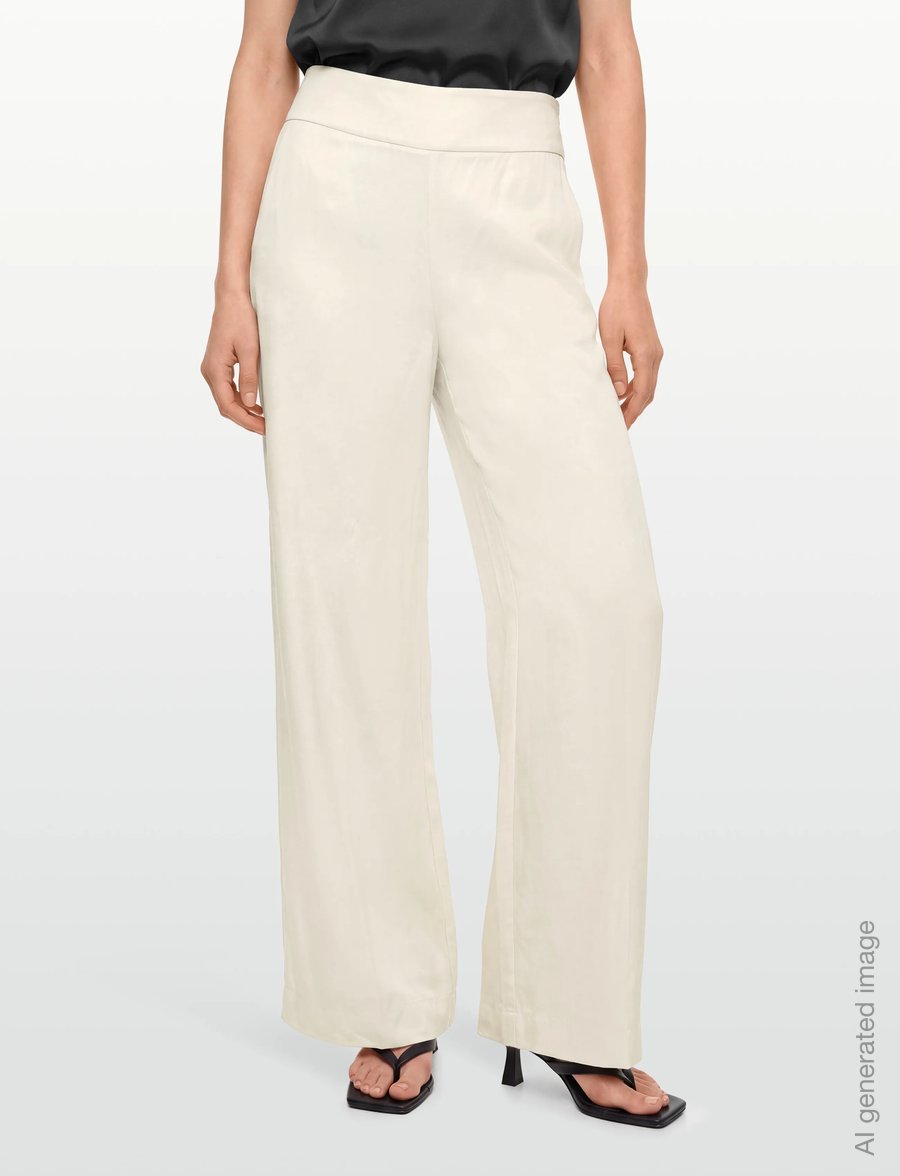 Reiss - CLOVER TROUSER - vida byxor - 99 white - 3