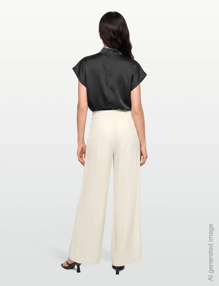 Reiss - CLOVER TROUSER - vida byxor - 99 white - 4
