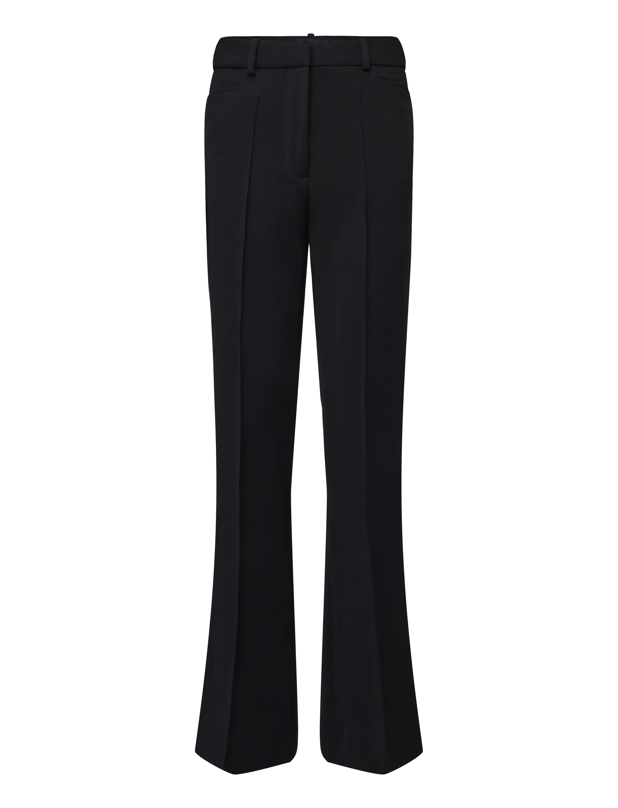 Reiss GABI FLARE LEG TROUSER - Reiss - BLACK / black