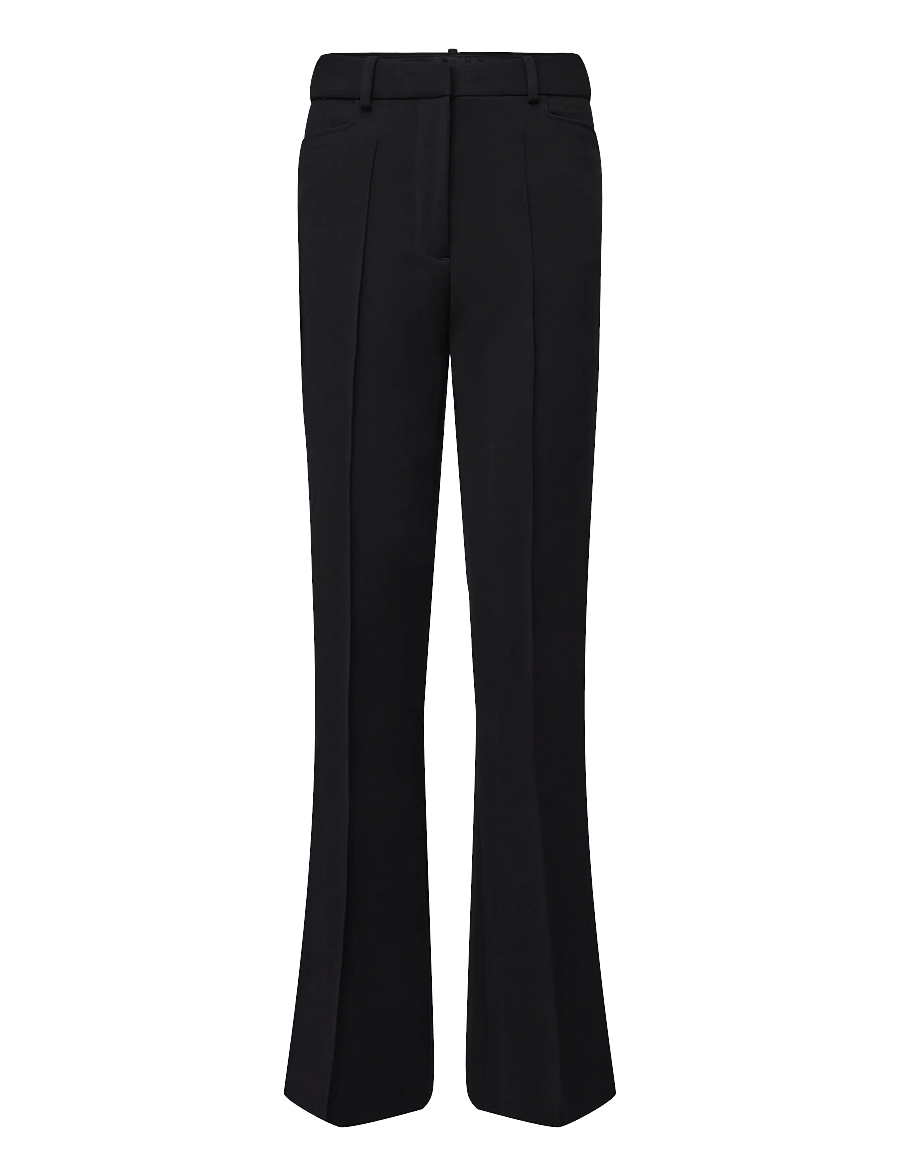 Reiss - GABI FLARE LEG TROUSER - schlaghosen - black - 0