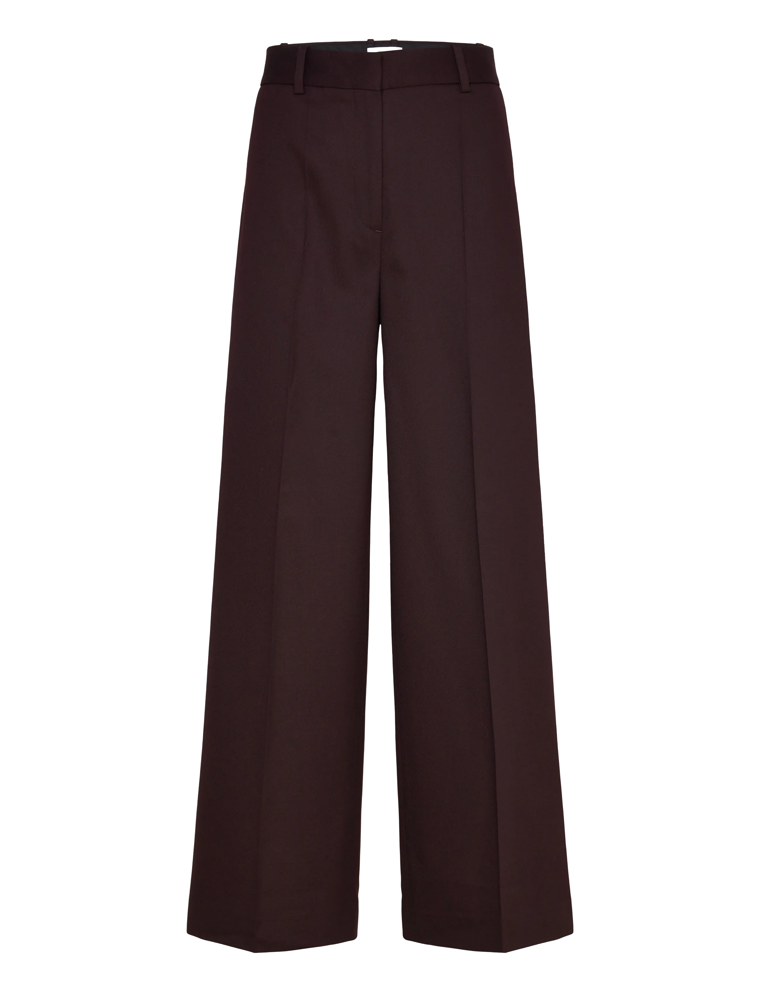 Reiss SOLENE - Püksid - AUBERGINE / brown