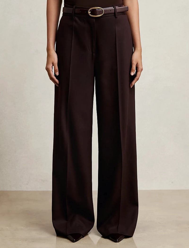 Reiss - SOLENE - pidulikud püksid - aubergine - 0