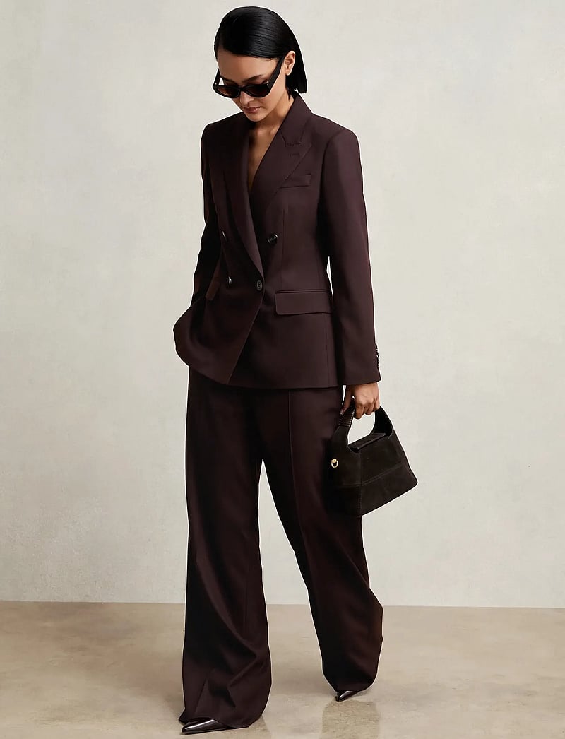 Reiss - SOLENE - pidulikud püksid - aubergine - 4