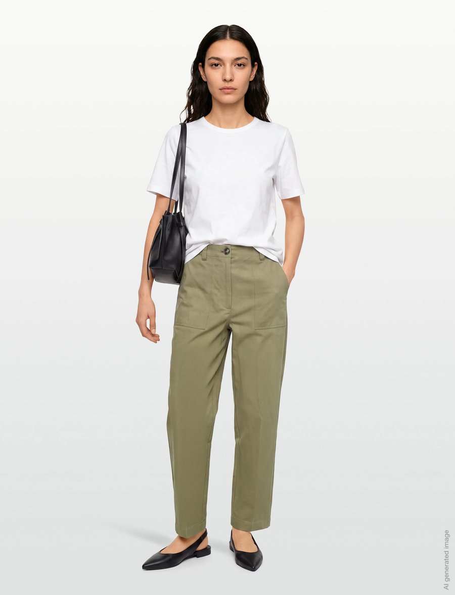 Reiss - KASIA - cargo-hosen - 35 khaki green - 0