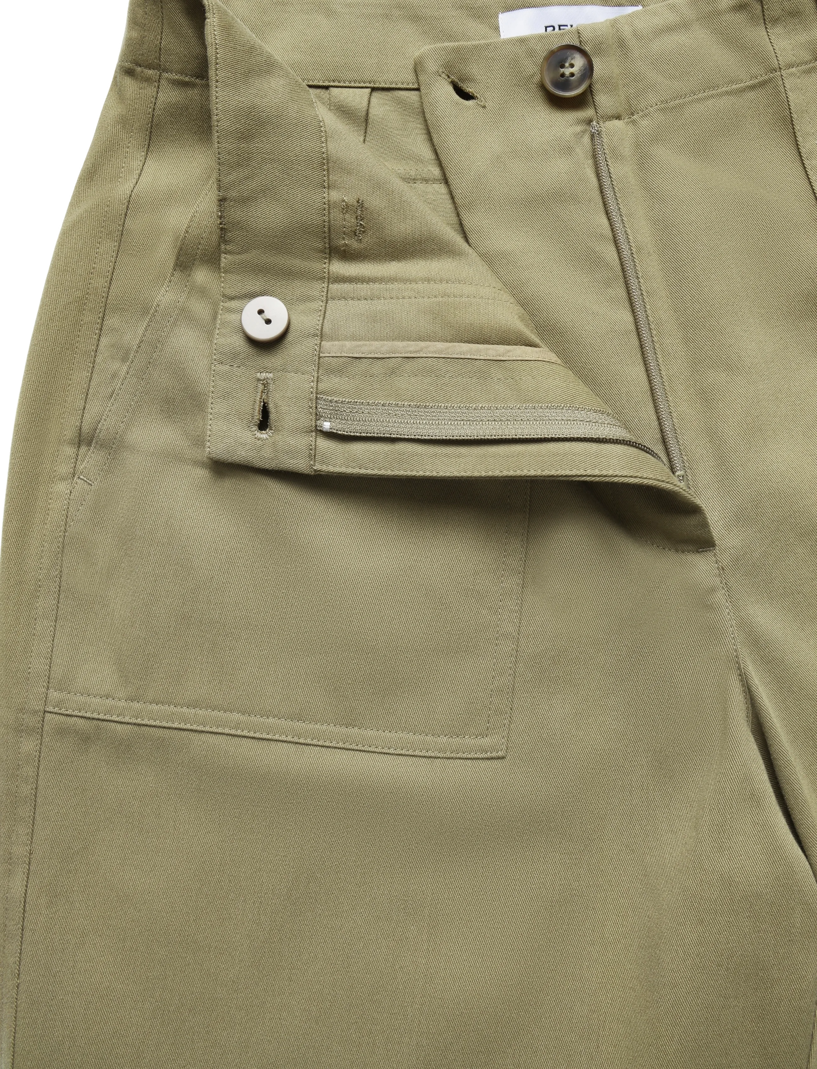Reiss - KASIA - cargobyxor - 35 khaki green - 3
