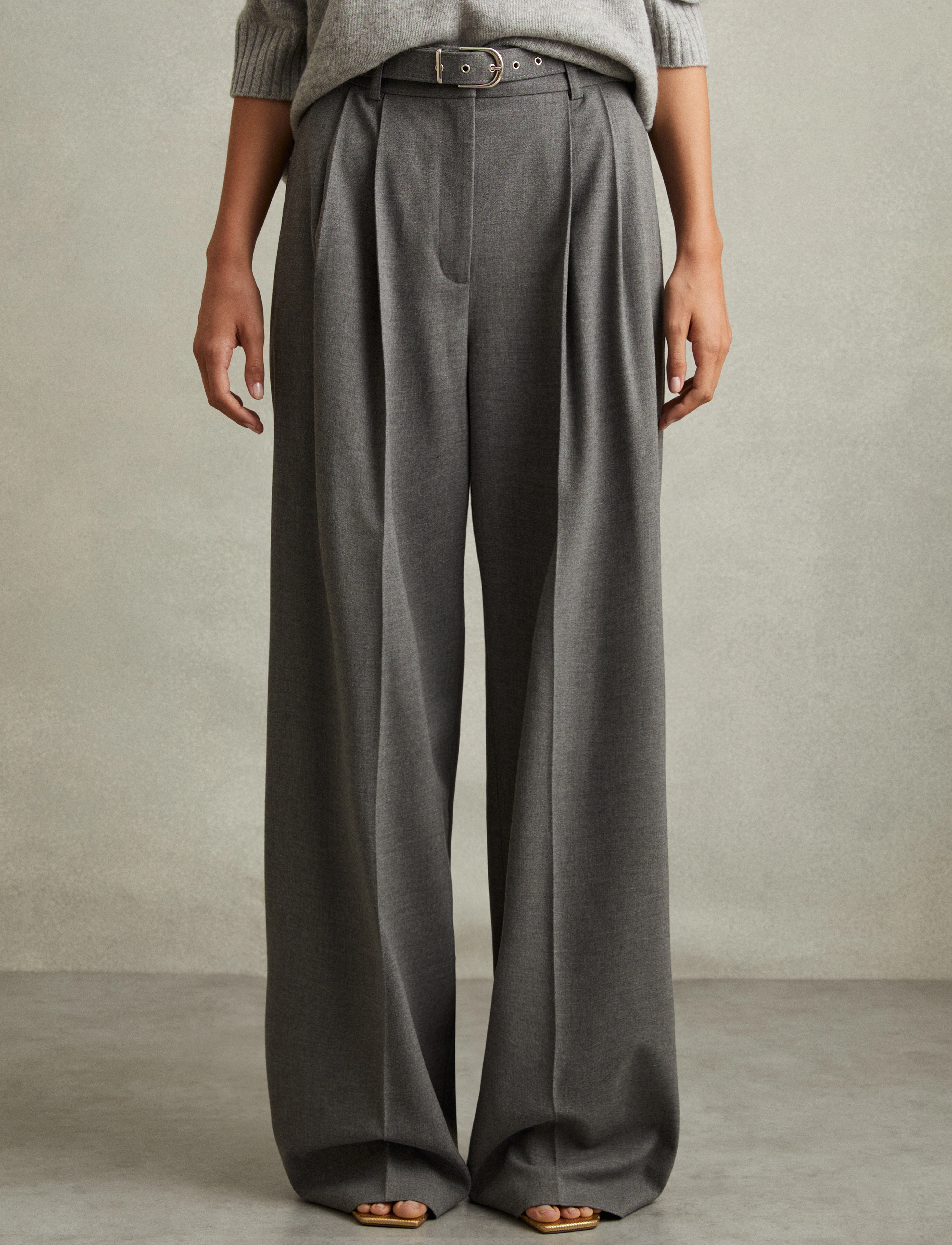 Reiss - FREJA WIDE - grey - 0