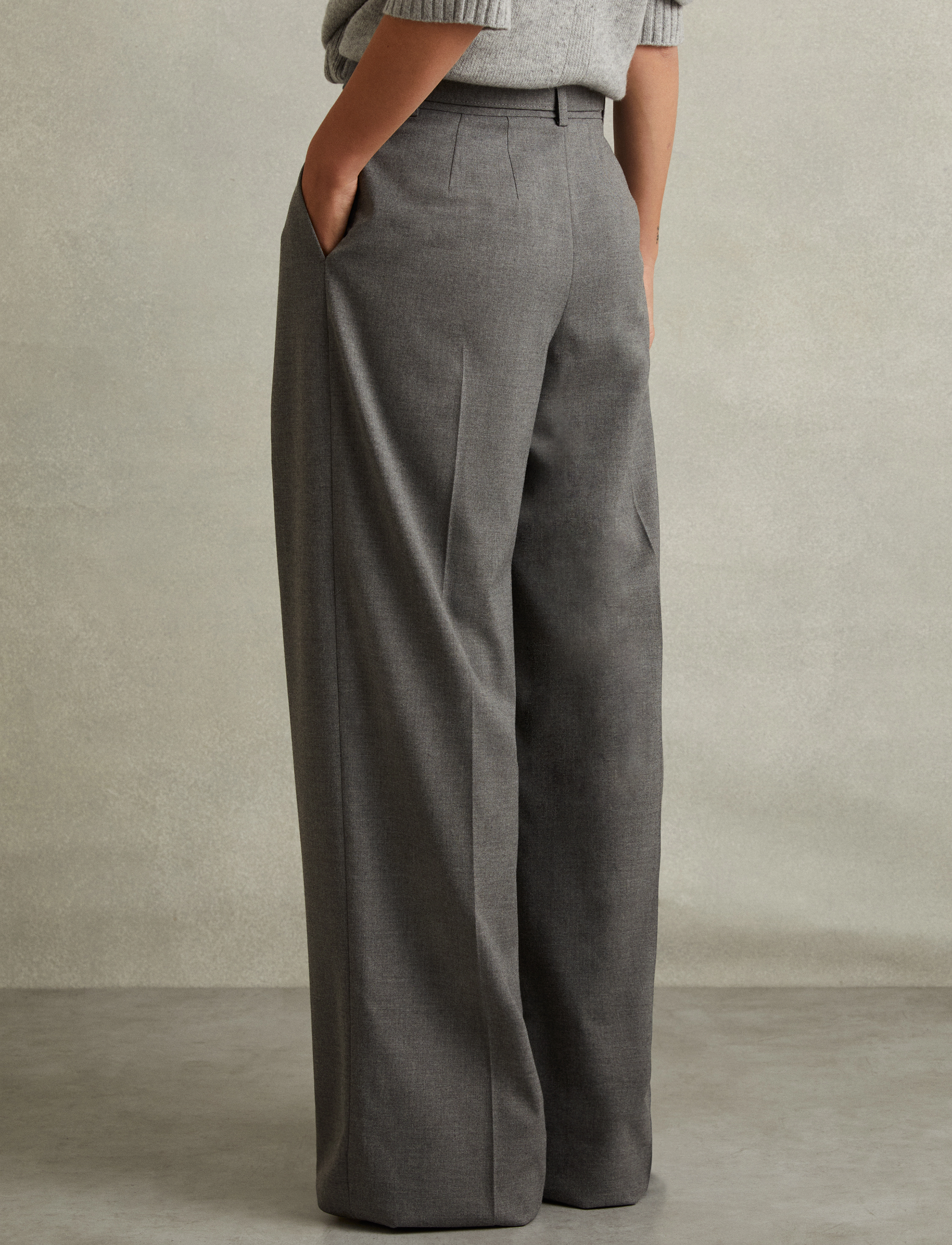 Reiss - FREJA WIDE - grey - 3