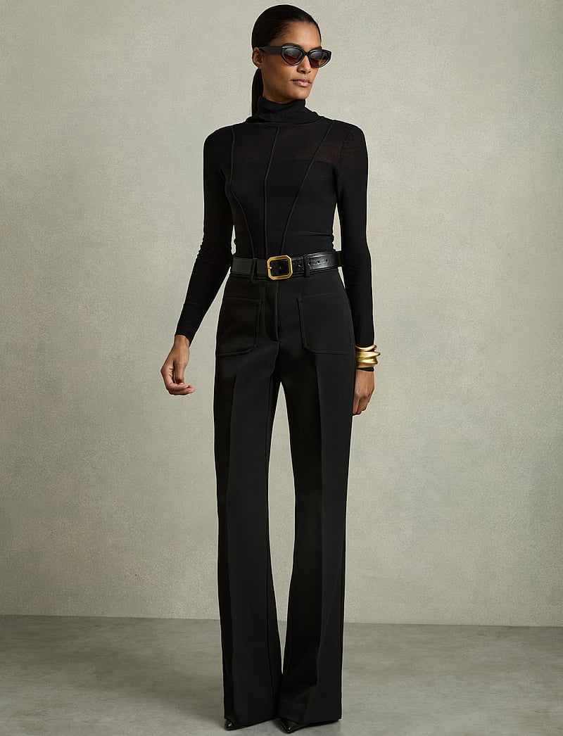 Reiss - PRIYA - schlaghose - black - 3