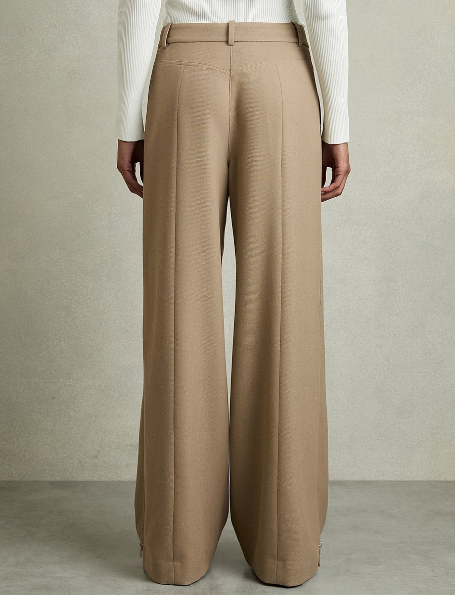 Reiss - ELYN - hosen mit weitem bein - sage green - 5
