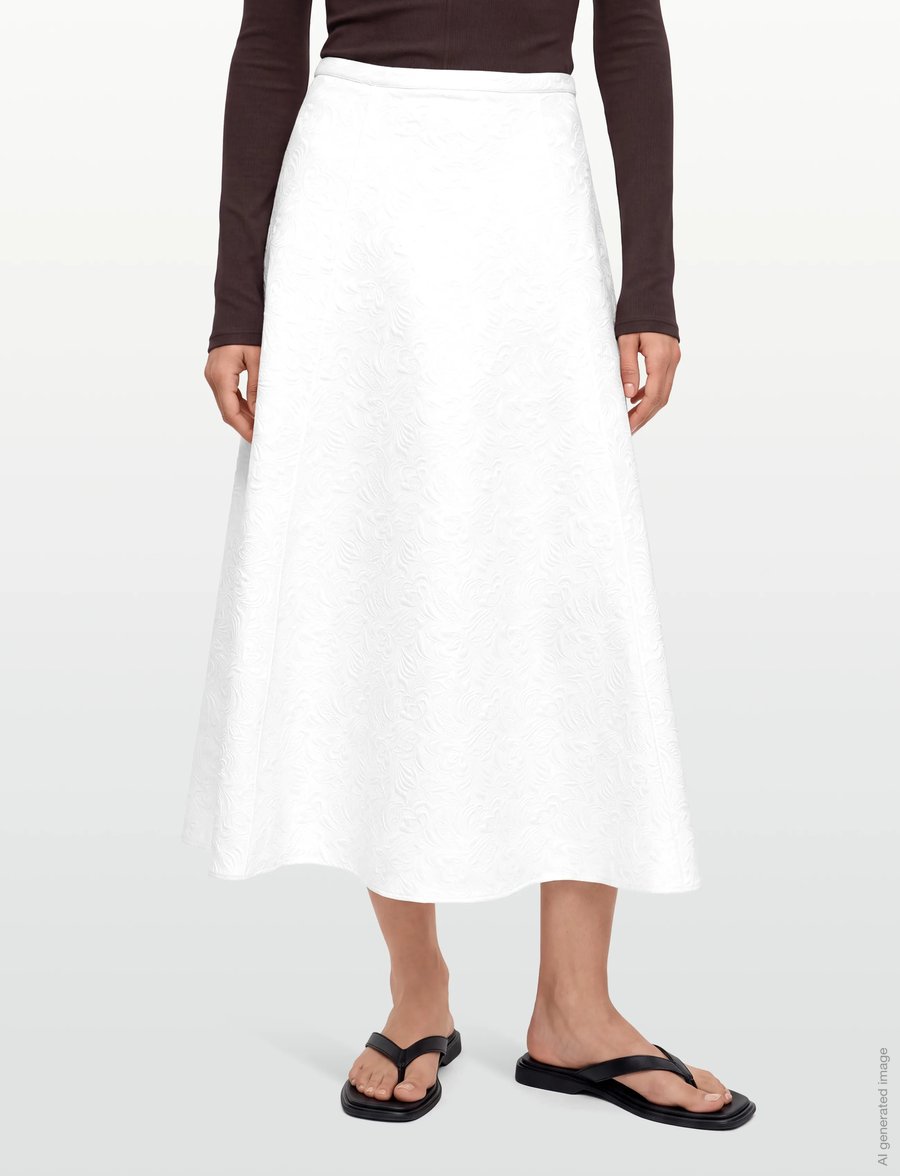 Reiss - TARA - maxi röcke - 92 ivory - 3