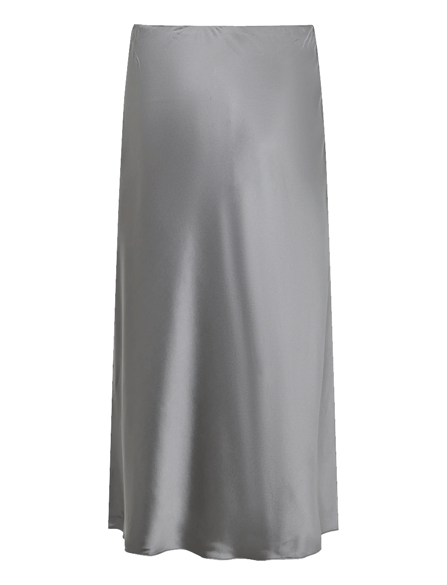 Reiss - SOFIA SILK SLIP SKIRT - satiinseelikud - dark grey - 1