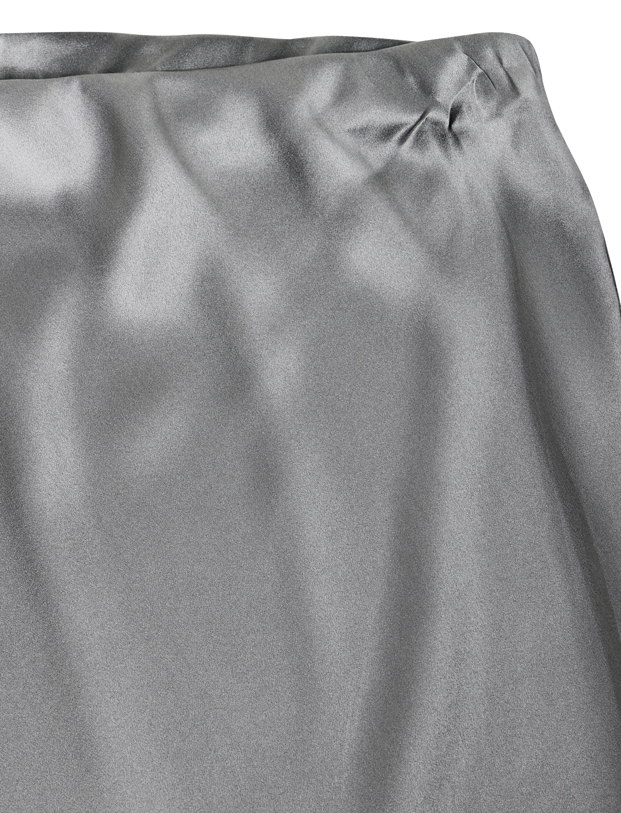 Reiss - SOFIA SILK SLIP SKIRT - satiinseelikud - dark grey - 2