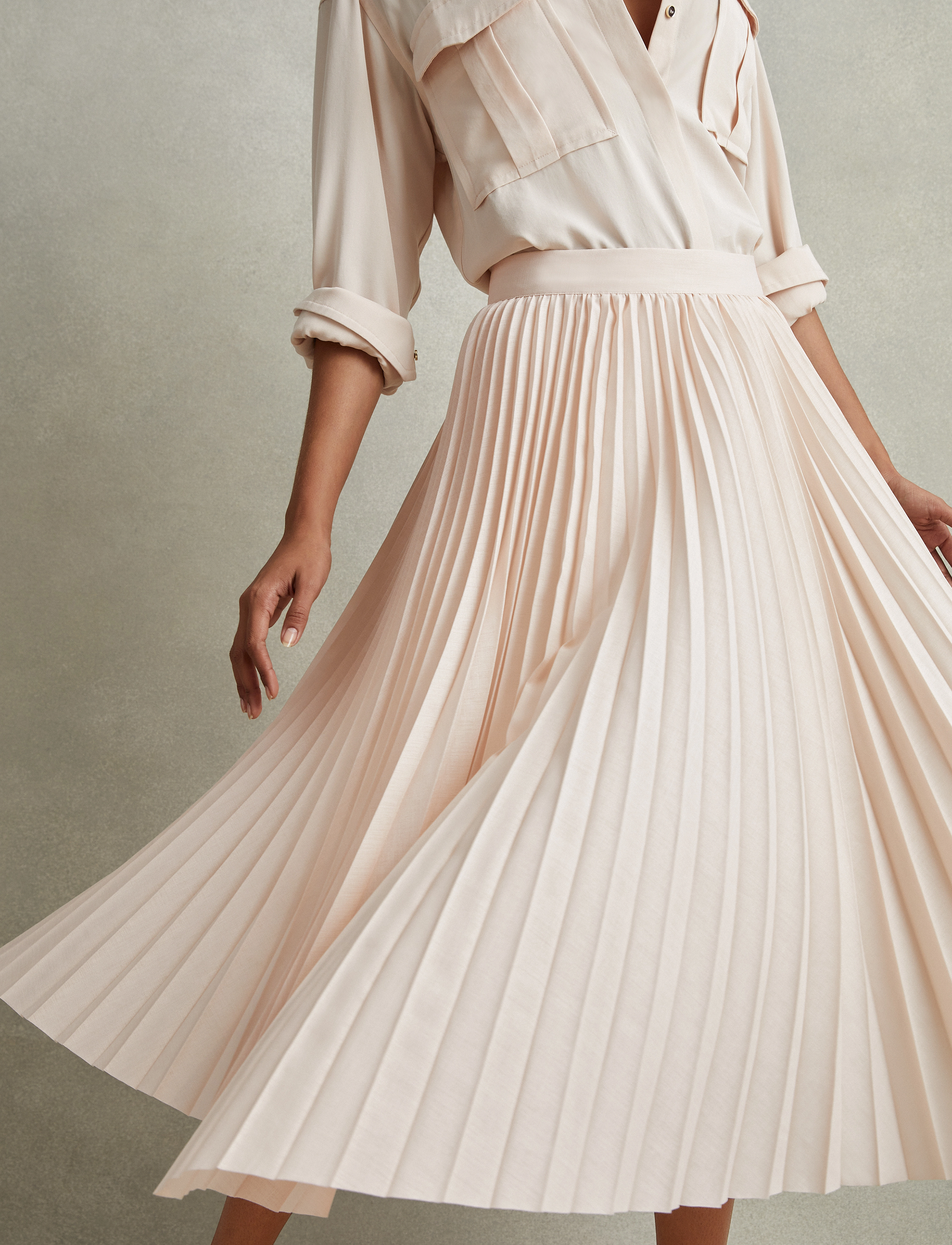 Reiss Azalea, 40, Röcke, Rosa - Knee-length & Midi, Frauen