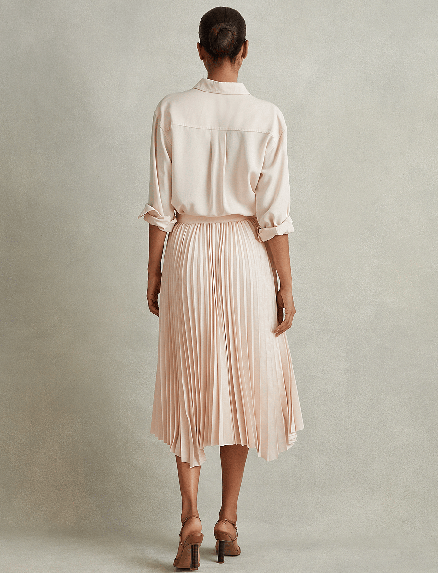 Reiss - AZALEA - faltenröcke - blush - 3