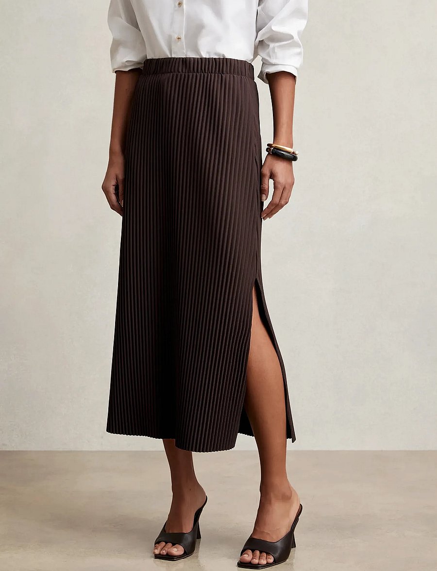 Reiss - PIPPA - plisserade kjolar - burgundy - 0