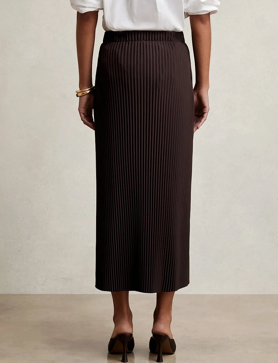 Reiss - PIPPA - plisserade kjolar - burgundy - 2