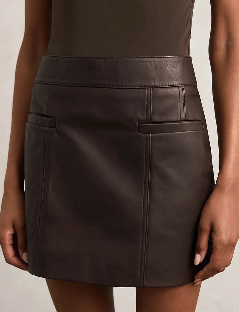 Reiss - SEEMA - skinnkjolar - burgundy - 3